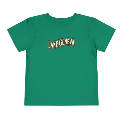 Retro Lake Geneva Unisex Toddler Short Sleeve Tee