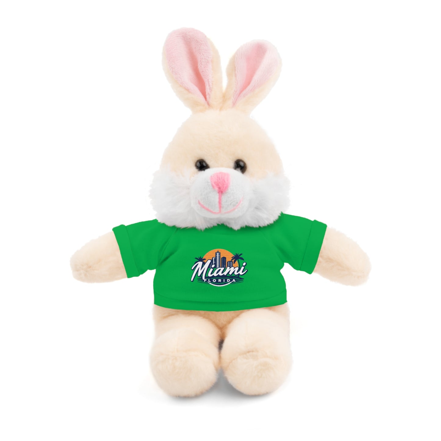 Retro Miami Stuffed Animals with Tee