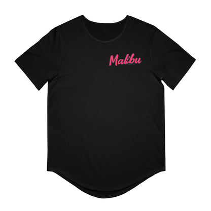 Retro Malibu Men's Jersey Curved Hem Tee