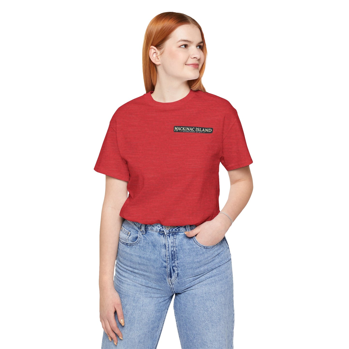 Vintage Mackinac Island Unisex Jersey Short Sleeve Tee