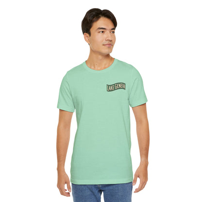 Retro Lake Geneva Unisex Jersey Short Sleeve Tee