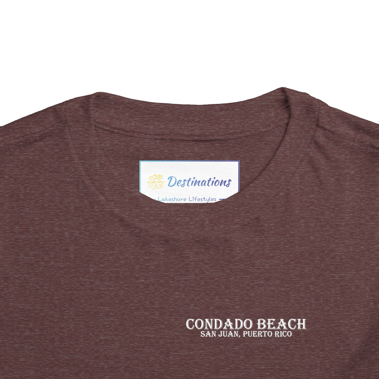 Coastal Vibes Condado Beach Unisex Toddler Short Sleeve Tee