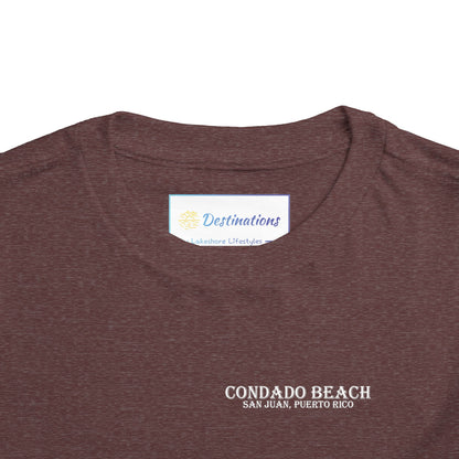 Coastal Vibes Condado Beach Unisex Toddler Short Sleeve Tee
