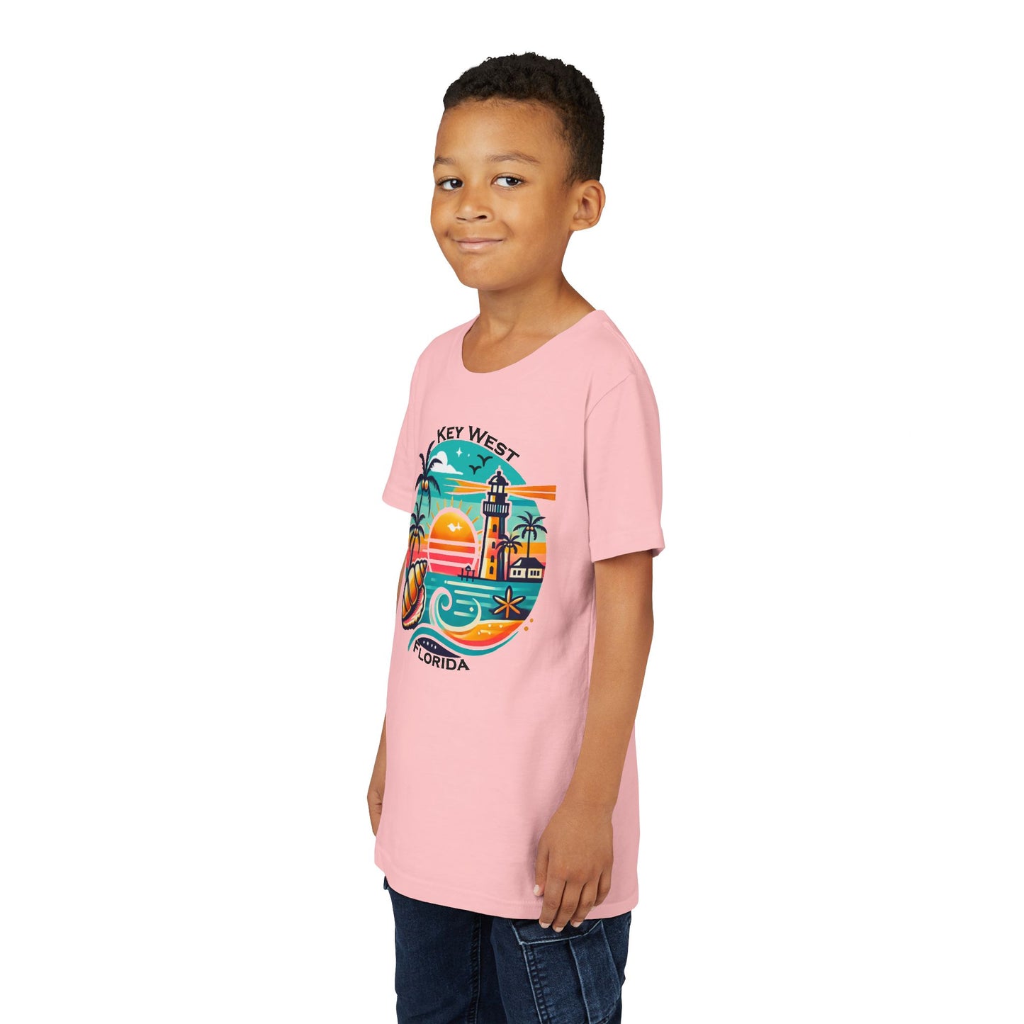 Vibrant Key West Youth Short Sleeve Tee