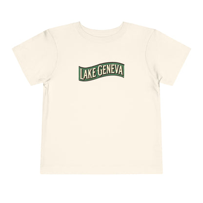 Retro Lake Geneva Unisex Toddler Short Sleeve Tee