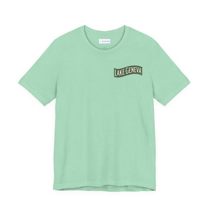 Retro Lake Geneva Unisex Jersey Short Sleeve Tee