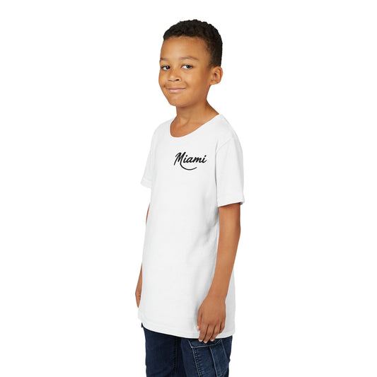Retro Miami Unisex Youth Short Sleeve Tee