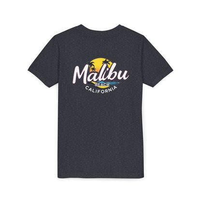 Retro Malibu Unisex Youth Short Sleeve Tee