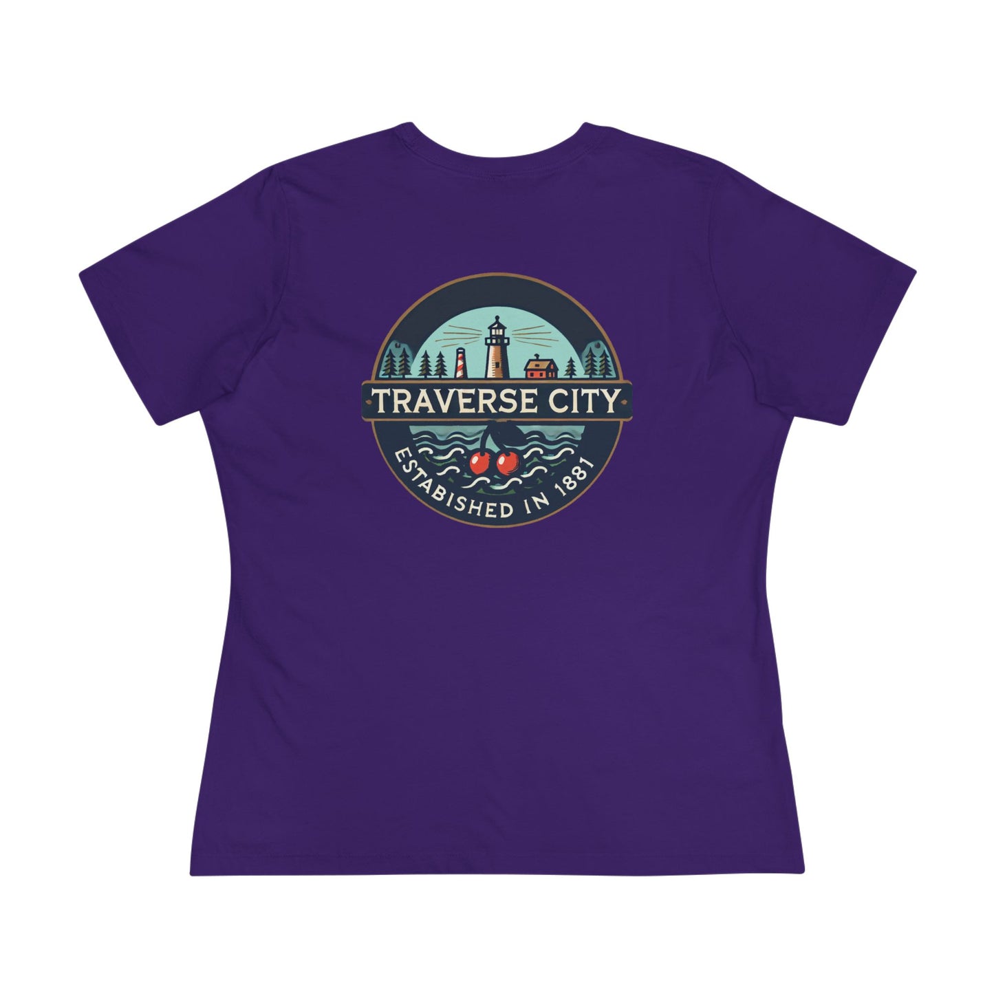 Vintage Traverse City Women's Cotton Tee