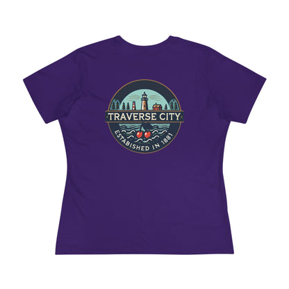 Vintage Traverse City Women's Cotton Tee