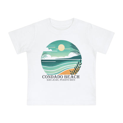 Coastal Vibes Condado Beach Unisex Baby Short Sleeve T-Shirt