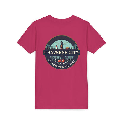 Vintage Traverse City Unisex Youth Short Sleeve Tee