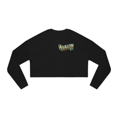 Elegant Avalon Women's Cropped Sweatshirt