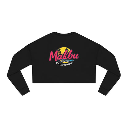 Retro Malibu Women's Cropped Sweatshirt