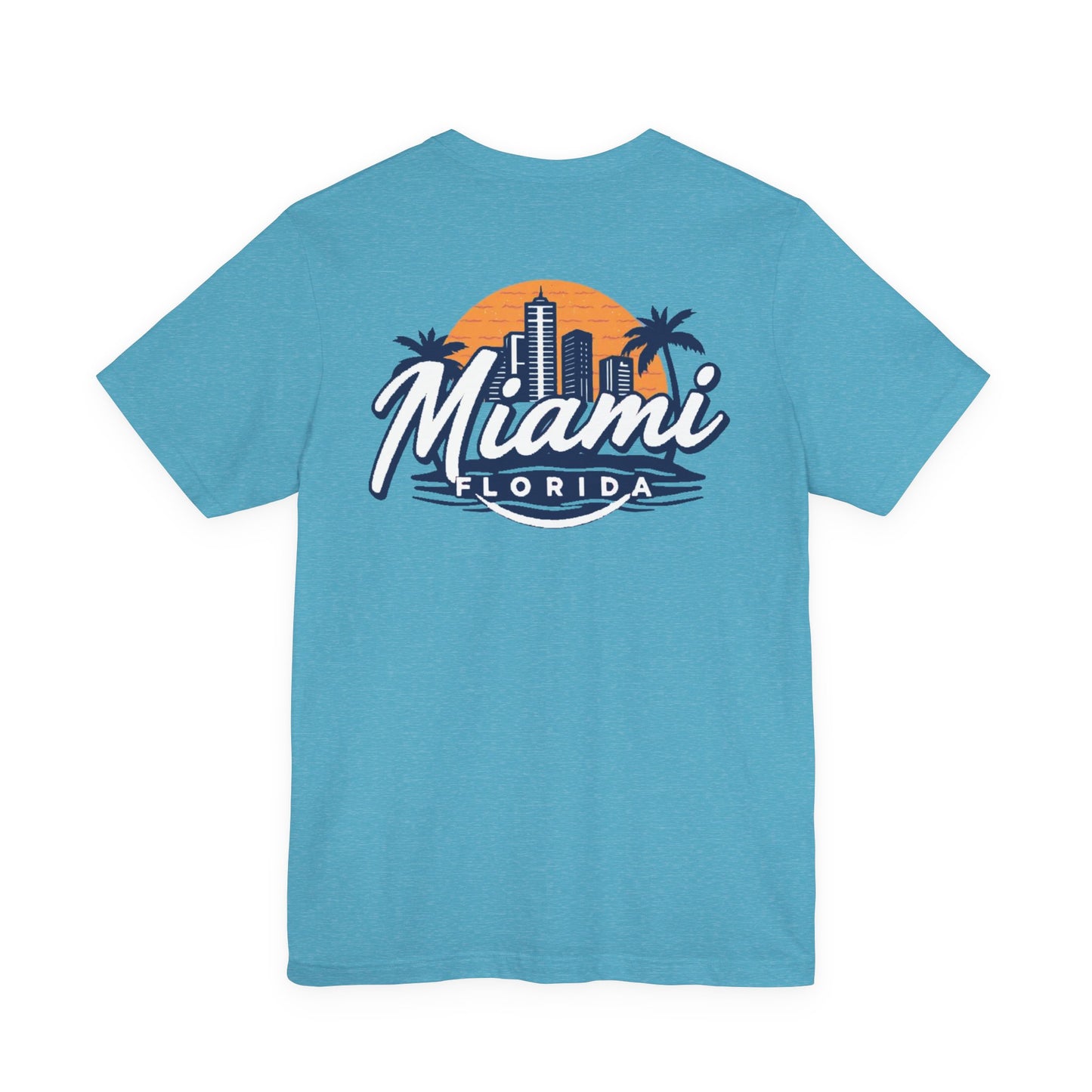 Retro Miami Unisex Jersey Short Sleeve Tee