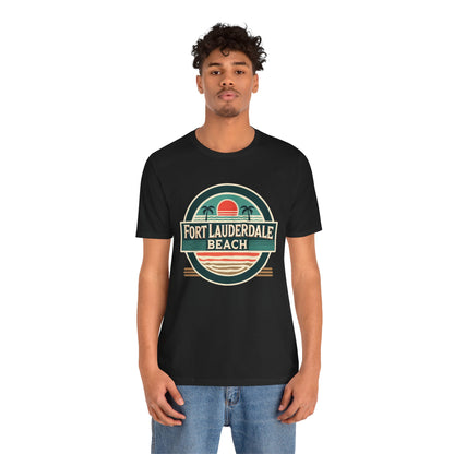 Vintage Fort Lauderdale Unisex Jersey Short Sleeve Tee