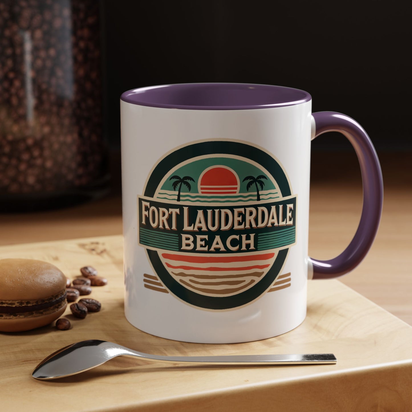 Vintage Fort Lauderdale Accent Coffee Mug