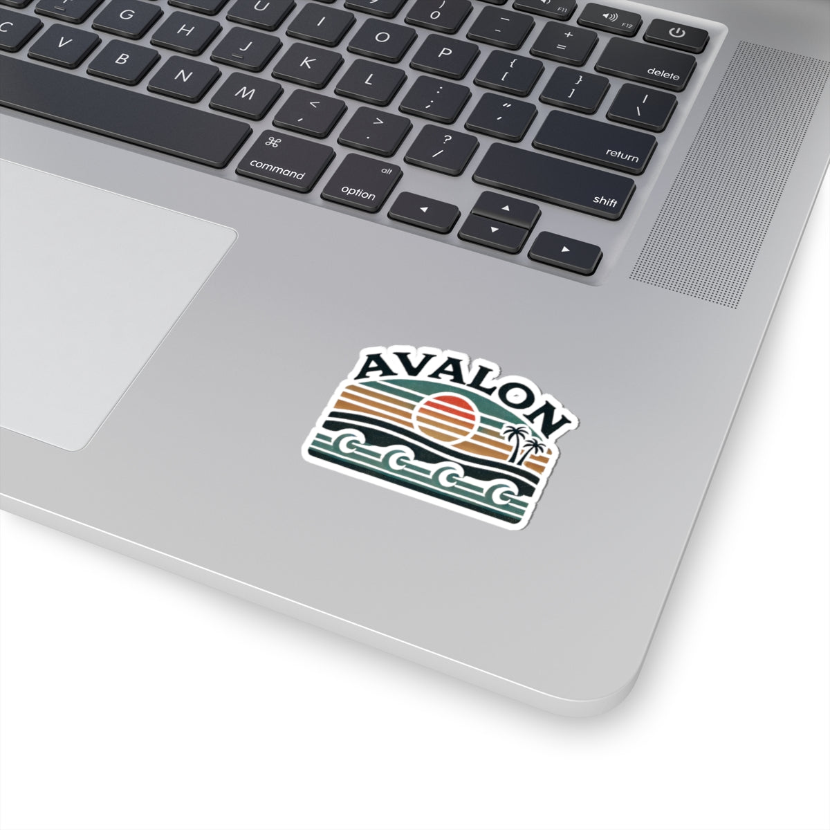 Retro Avalon Kiss-Cut Sticker