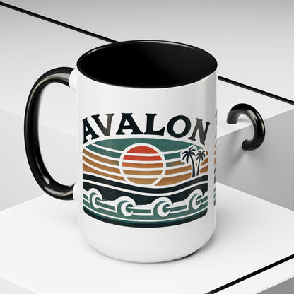 Retro Avalon Accent Coffee Mug