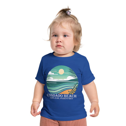 Coastal Vibes Condado Beach Unisex Baby Short Sleeve T-Shirt