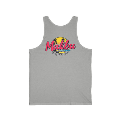 Retro Malibu Unisex Jersey Tank