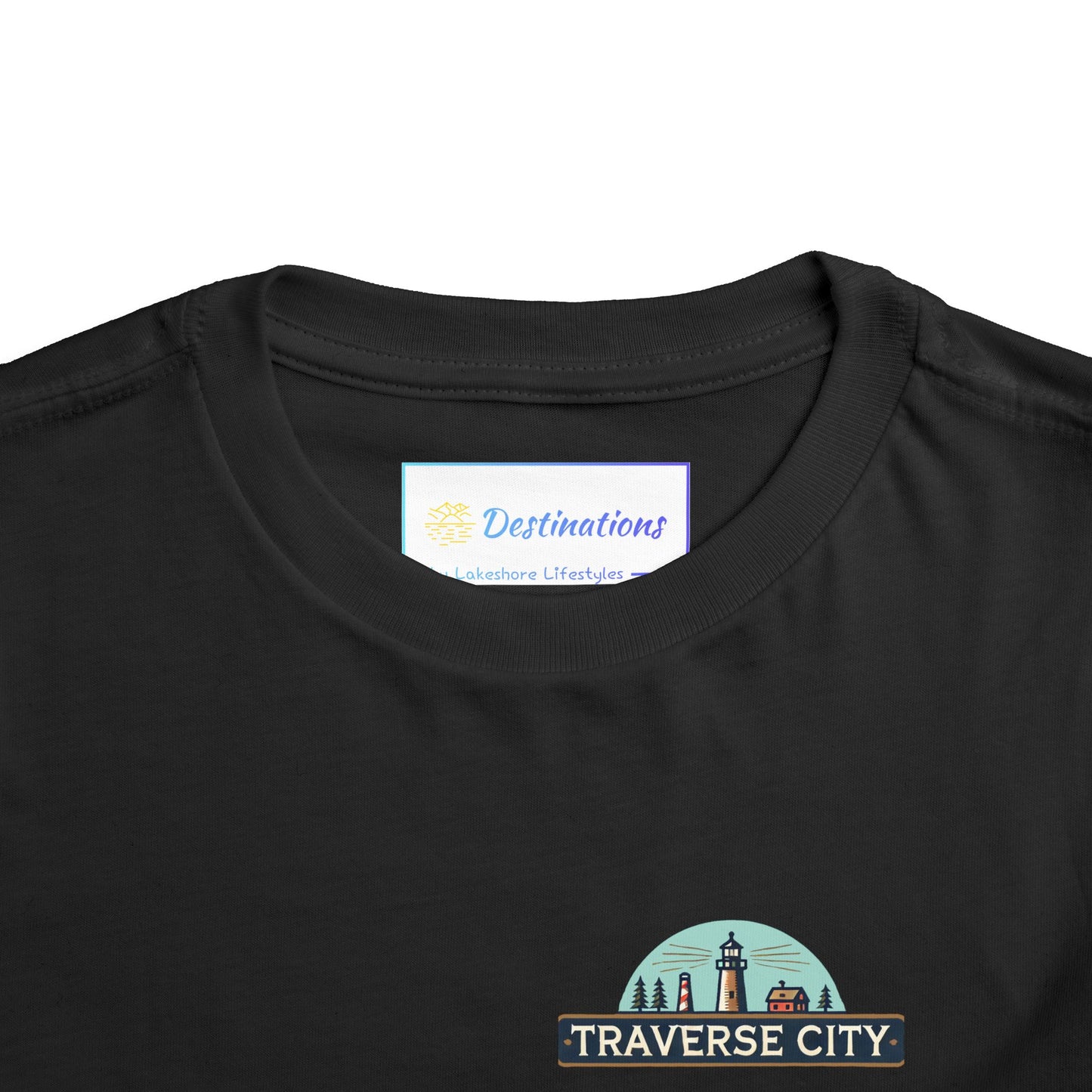 Vintage Traverse City Unisex Toddler Short Sleeve Tee
