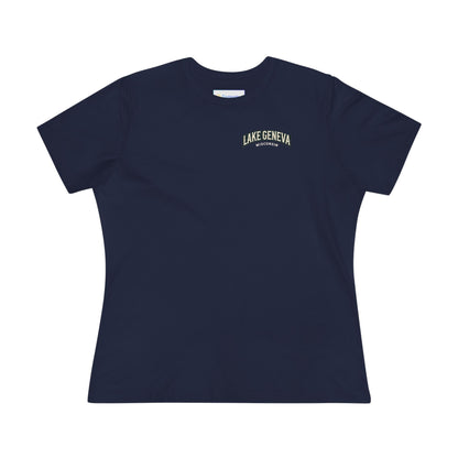 Vintage Lake Geneva Women's Cotton Tee