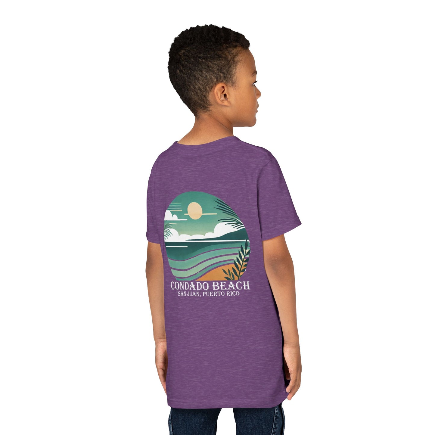 Coastal Vibes Condado Beach Unisex Youth Short Sleeve Tee