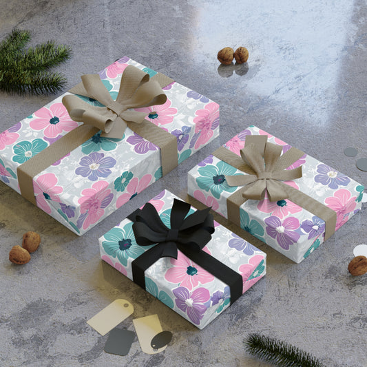 Vibrant Floral Wrapping Paper