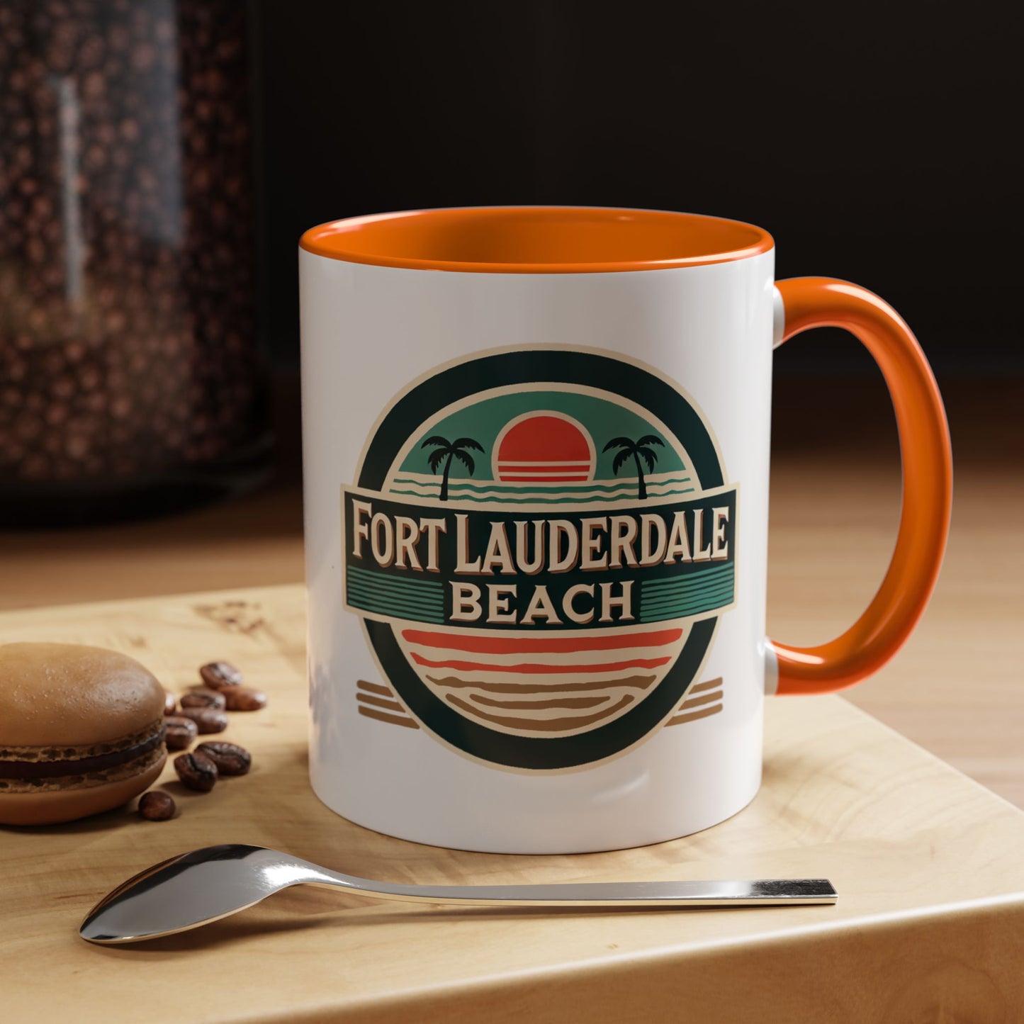 Vintage Fort Lauderdale Accent Coffee Mug