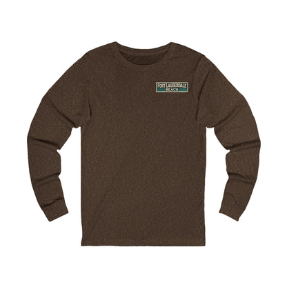 Vintage Fort Lauderdale Unisex Jersey Long Sleeve Tee