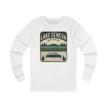 Vintage Lake Geneva Unisex Jersey Long Sleeve Tee