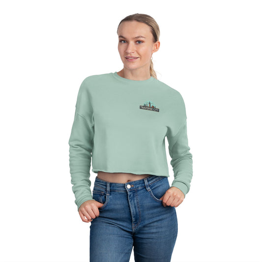 Vintage Traverse City Women's Cropped Sweatshirt