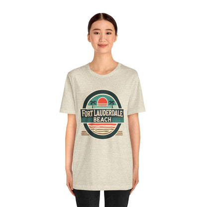 Vintage Fort Lauderdale Unisex Jersey Short Sleeve Tee