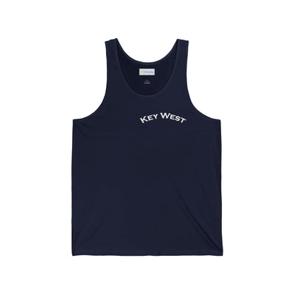 Vibrant Key West Unisex Jersey Tank