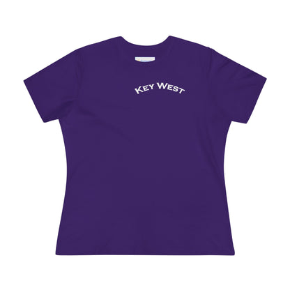 Vibrant Key West Women's Cotton Tee