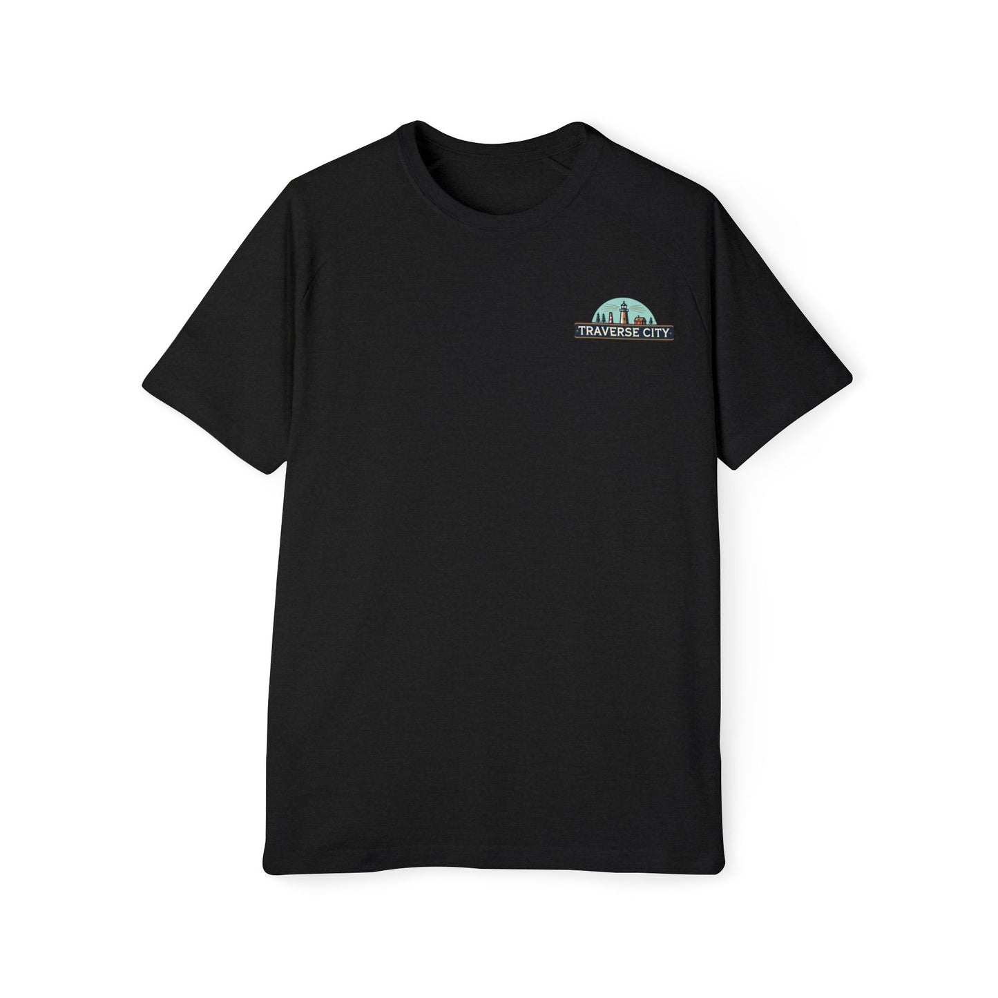 Vintage Traverse City Men's Raglan T-Shirt