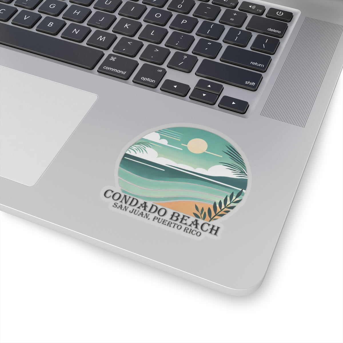 Coastal Vibes Condado Beach Kiss-Cut Sticker