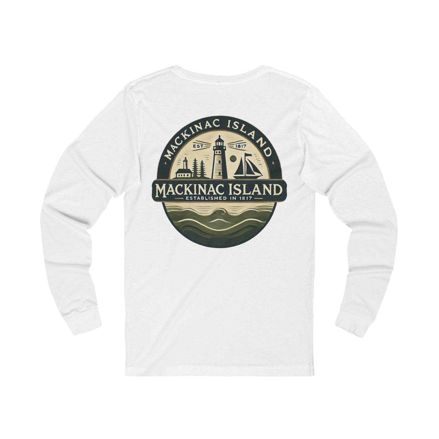 Vintage Mackinac Island Unisex Jersey Long Sleeve Tee