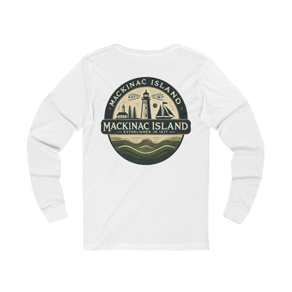 Vintage Mackinac Island Unisex Jersey Long Sleeve Tee