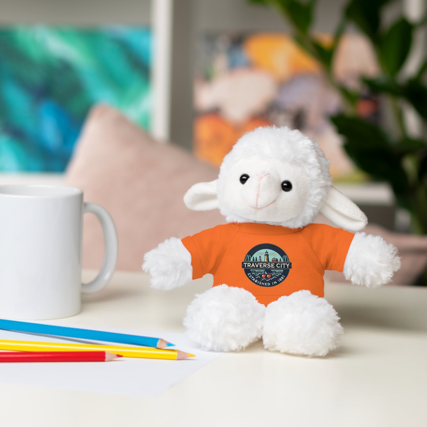 Vintage Traverse City Stuffed Animals with Tee