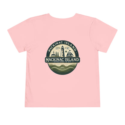 Vintage Mackinac Island Unisex Toddler Short Sleeve Tee