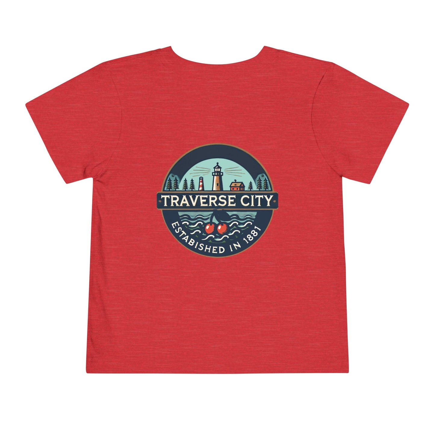 Vintage Traverse City Unisex Toddler Short Sleeve Tee