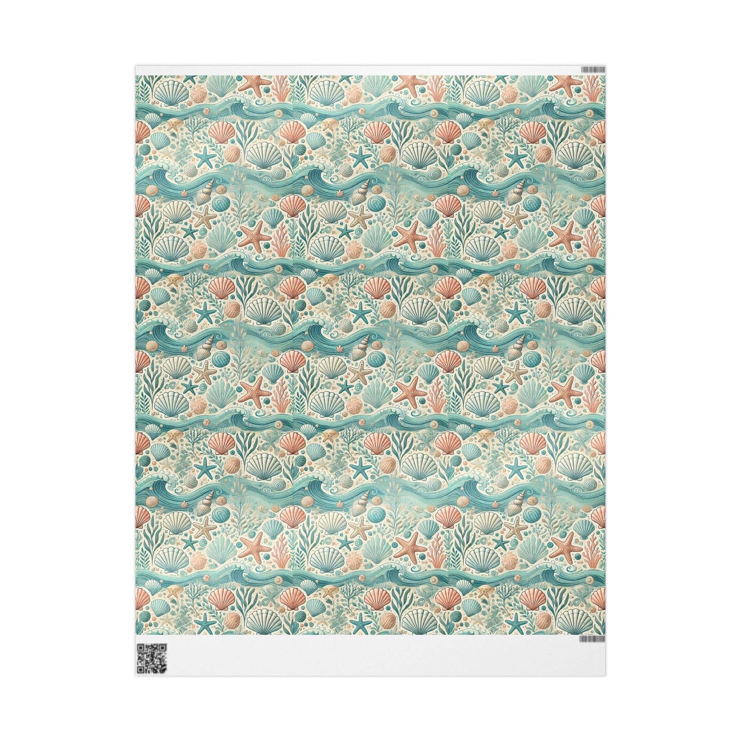 Ocean Seashells Wrapping Paper