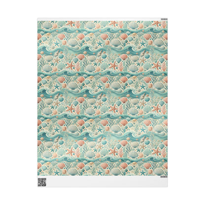 Ocean Seashells Wrapping Paper