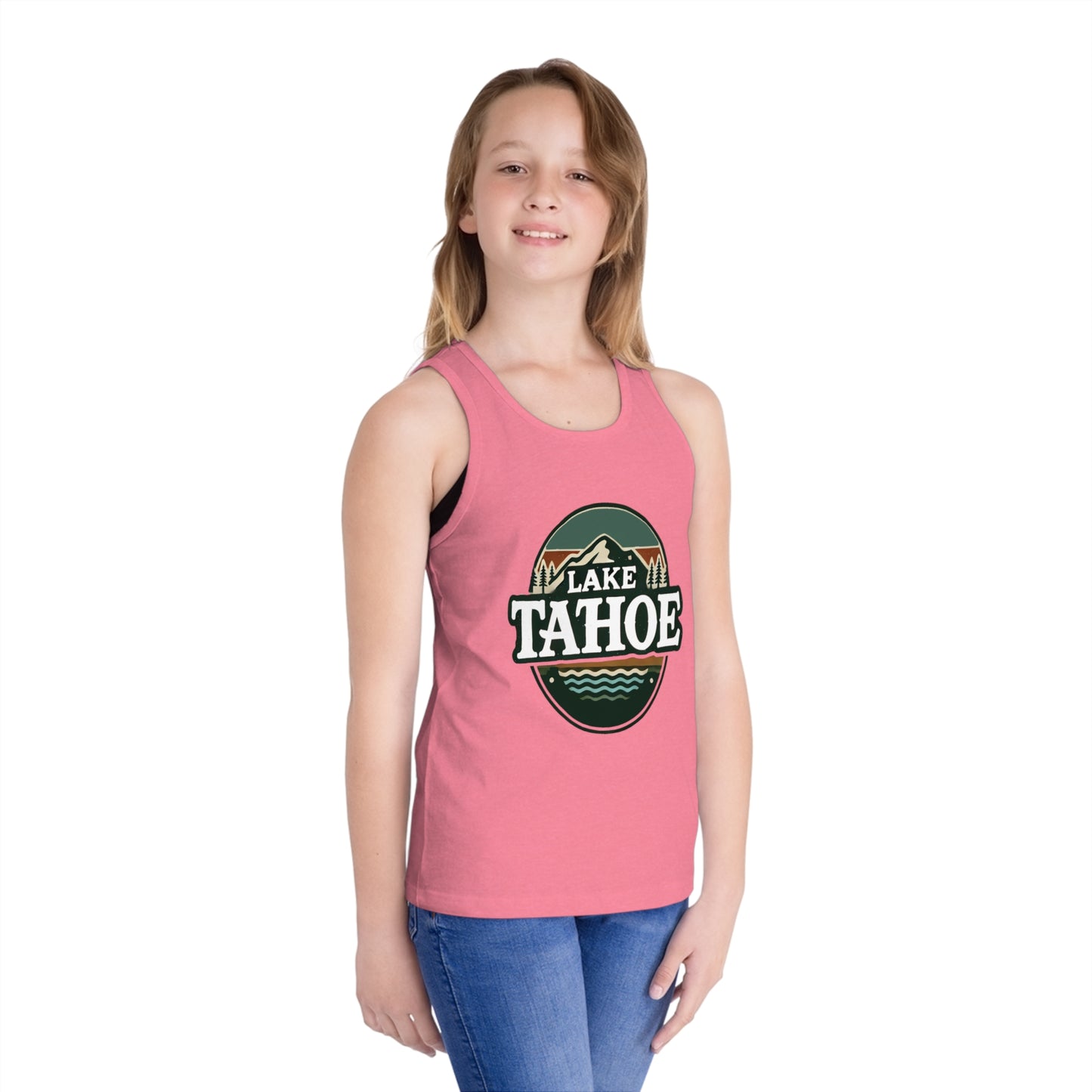 Vintage Lake Tahoe Unisex Kids Jersey Tank Top