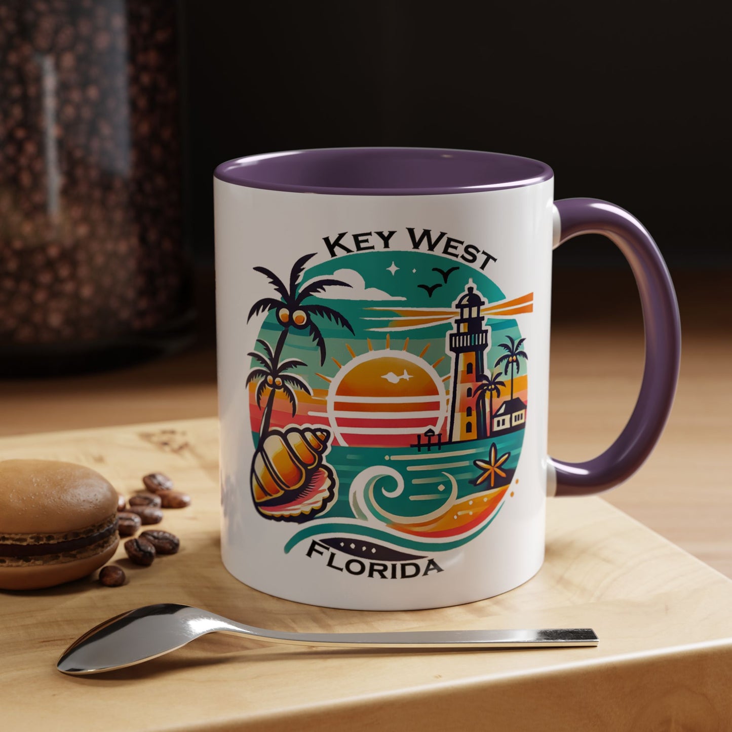 Vibrant Key West Accent Coffee Mug