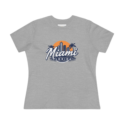 Retro Miami Women's Cotton Tee