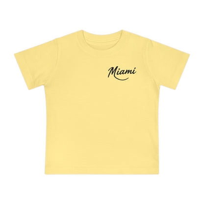 Retro Miami Unisex Baby Short Sleeve T-Shirt