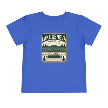 Vintage Lake Geneva Unisex Toddler Short Sleeve Tee